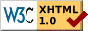 Valid XHTML 1.0 
  Transitional